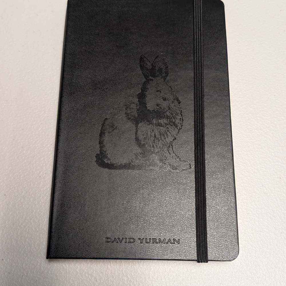 Moleskine Black Hardcover Lined Notebook From David Yurman - Picture 4 of 8